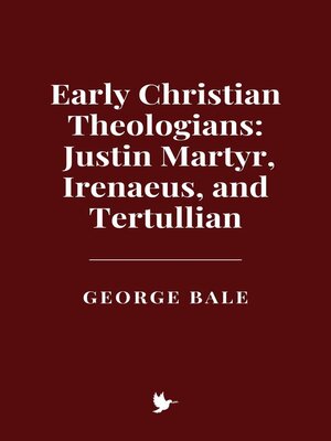 cover image of Early Christian Theologians